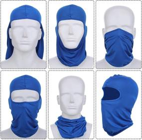 img 1 attached to 🌞 Ultimate Outdoor Protection: Sun Protection Balaclava Windproof Dustproof Full Face Cover