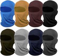 🌞 ultimate outdoor protection: sun protection balaclava windproof dustproof full face cover logo