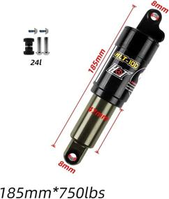 img 3 attached to JFOYH Bicycle Oil Spring Shock Rear Shock Absorber 125mm/150mm/165mm/185mm 750/850/1000LBS with Accessories