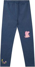img 1 attached to 🐷 Girls' Peppa Pig Top & Leggings Set