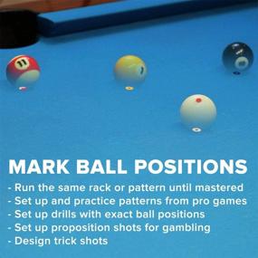 img 2 attached to SharkMarks Position Stickers Billiards Practice