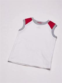 img 3 attached to 👕 Fashionable Sleeveless Boys' Clothing - French Toast BoysRaglan Paneled Tops, Tees & Shirts