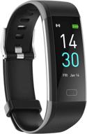 💪 meidong fitness tracker: heart rate & blood pressure monitor, pedometer with sms notifications, ip68 waterproof calorie counter. multiple sports modes step tracker and sleep analysis for all ages логотип