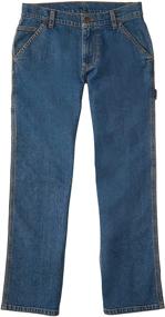 img 3 attached to 👖 Carhartt Boys' Washed Dungaree Pants: Lined and Unlined - Top-Quality Comfort for Young Explorers