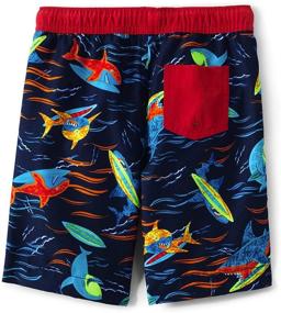 img 3 attached to 🩳 Lands' End Boys Print Swim Trunks: Stylish Summer Essentials for Boys