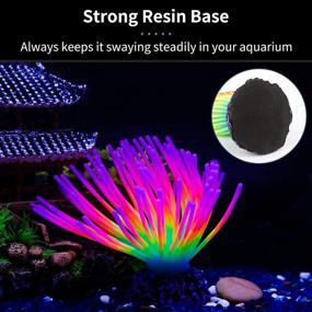 img 1 attached to ✨ Uniclife Imitative Rainbow Sea Urchin Ball: Glowing Aquarium Ornament for Fish Tank Decoration