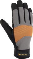 🧤 black barley carhartt trade glove - men's accessories logo