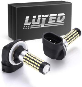 img 4 attached to LUYED 2 X 900 Lumens Super Bright 3014 78-EX Chipsets 881 🔆 Led Bulbs for DRL or Fog Lights: Xenon White - High-Performance Lighting Solution