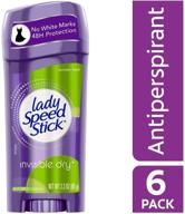 💨 lady speed stick invisible dry powder fresh deodorant - 2.3 oz (6 pack): effective antiperspirant solution logo