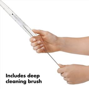 img 1 attached to 🔥 OXO Good Grips Baster with Cleaning Brush - Black: Your Perfect Kitchen Companion for Flavorful Juicy Results!