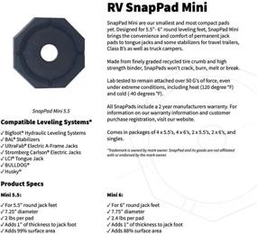 img 2 attached to SnapPad Permanently Attached Leveling Stabilizers