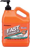 pack of 4 permatex 23218-4pk fast orange smooth lotion hand cleaner with pump, 1 gallon logo