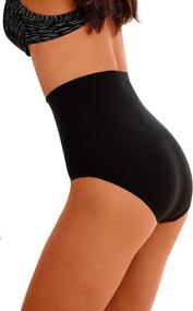 img 3 attached to 👙 Upopby Waisted Swimsuit Bottoms: Control, Fashion, and Comfort in Women's Clothing and Swimwear