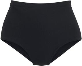 img 1 attached to 👙 Upopby Waisted Swimsuit Bottoms: Control, Fashion, and Comfort in Women's Clothing and Swimwear