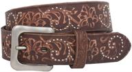 👛 embossed studded cowhide leather women's accessories and belts: vintage collection for enhanced seo logo