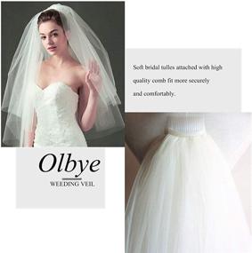 img 1 attached to 💍 Olbye Women's Wedding Fingertip Wedding Accessories: Elevate Your Bridal Style