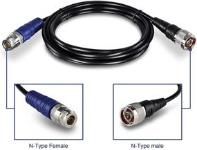 img 3 attached to 🔌 TRENDnet 6.5 ft. (2M) N-Type Male to N-Type Female Antenna Cable - TEW-L402