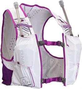 img 3 attached to Nathan Women’s Hydration Pack/Running Vest - VaporHowe 4L 2.0: Perfect for Running, Marathon, Hiking, Outdoors, and Cycling with Twin 20 oz Soft Flasks Bottles!