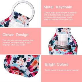 img 2 attached to 🔑 Reusable Wristlet Keychain Bottle Holders