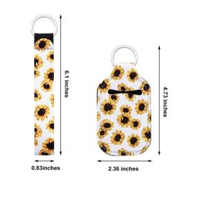 img 3 attached to 🔑 Reusable Wristlet Keychain Bottle Holders