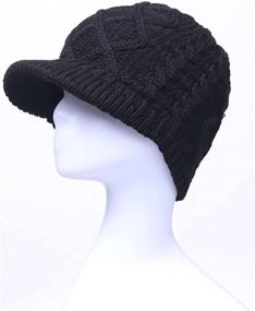 img 1 attached to 🧣 Stay Stylish and Warm with the FORBUSITE Women's BeanieTail Knit Hat: Perfect for Messy High Buns and Ponytails - B085