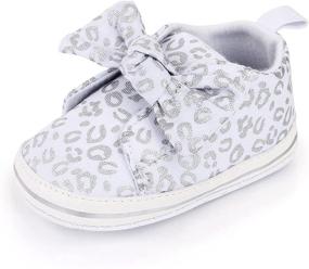 img 4 attached to Newborn Sneakers Leopard Leopard1 12_Months