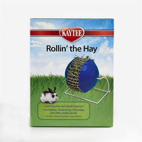 img 4 attached to 🐰 Convenient Kaytee Rollin' the Hay Dispenser – Colors May Vary