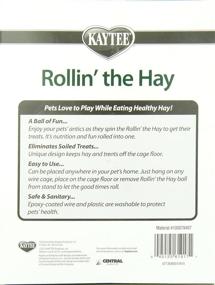 img 1 attached to 🐰 Convenient Kaytee Rollin' the Hay Dispenser – Colors May Vary