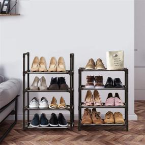 img 2 attached to Maximize Storage with 8 Tiers Shoe Rack - Holds 16-20 Pairs - Sturdy Shoe Shelf