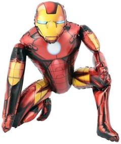 img 3 attached to 🎈 BCD-PRO Superhero Iron Man Airwalker Balloons: Exciting Medium-Sized Birthday Decorations for Kids and Toddlers