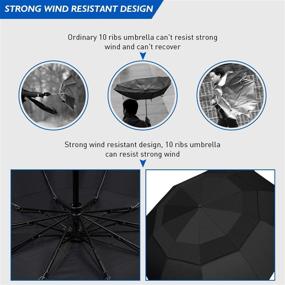 img 1 attached to Umbrella Umbrellas Windproof Essentials Portable