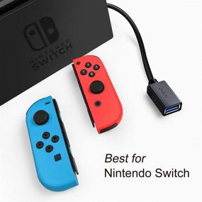 img 3 attached to 🔌 Короткий USB 3.0 удлинительный кабель VCZHS 2 фута для Nintendo Switch, USB-накопителя, картридеров и других устройств