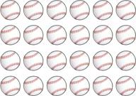 набор из 24 вырубок бейсбольных мячей beistle размером 2 дюйма логотип