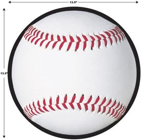 img 2 attached to Beistle 24 Pack Baseball Cutout 2 Inch