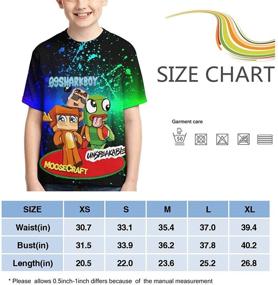 img 1 attached to Jroro Shirt Fashion Sleeve T Shirt Boys' Clothing