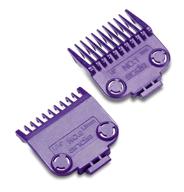 💜 andis 01900 master magnetic comb set - dual pack (2pcs), purple - effortlessly achieve precision cutting with this andis master magnetic comb set! logo