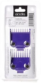 img 1 attached to 💜 Andis 01900 Master Magnetic Comb Set - Dual Pack (2pcs), Purple - Effortlessly Achieve Precision Cutting with this Andis Master Magnetic Comb Set!