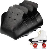 🛡️ enhance durability and safety with 4-piece toe cap guards for quad roller skates logo