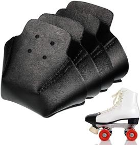 img 4 attached to 🛡️ Enhance Durability and Safety with 4-Piece Toe Cap Guards for Quad Roller Skates