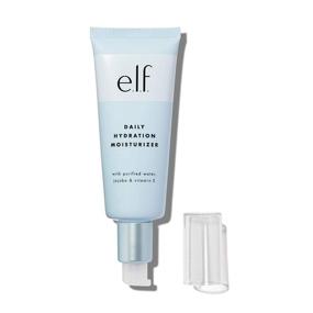 img 4 attached to 🌿 e.l.f. Daily Hydration Moisturizer with Aloe, Jojoba Oil, and Shea Butter - Ultra Hydrating Formula, 2.53 Fl Oz (75mL)