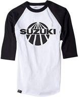 🏎️ vintage suzuki raglan baseball shirt by factory effex logo
