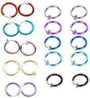 yueton 10 pairs non piercing logo