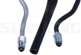 img 2 attached to 🔧 Sunsong Power Steering Hose Assembly - Model 3401254