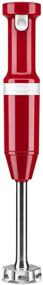 img 3 attached to 🔴 Empire Red Cordless KitchenAid KHBBV83ER Hand Blender with Variable Speed, Chopper, and Whisk Attachment