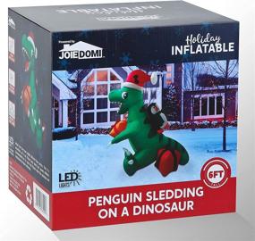 img 3 attached to Inflatable Sledding Inflatables Christmas Decorations