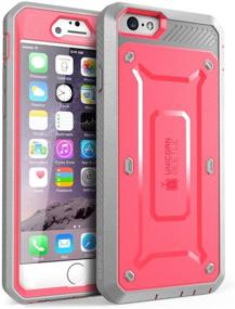 img 3 attached to 🦄 SUPCASE [Unicorn Beetle Pro] iPhone 6S Case with Built-In Screen Protector - Rugged Holster Cover for Apple IPhone 6 Case / 6S 4.7 Inch display (Pink/Gray)