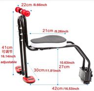🚲 ysong fast-moving front-mounted child bicycle seat/baby carrier, adjustable child safety seat for 2.5-6 years old (up to 110 pounds) logo