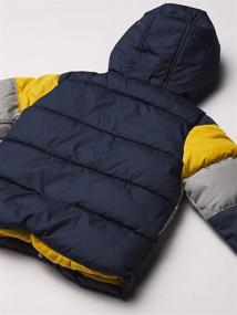 img 3 attached to IXtreme Boys Colorblock Puffer Navy Jacket: Stylish Coats for Boys' Clothing