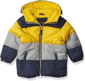 img 4 attached to IXtreme Boys Colorblock Puffer Navy Jacket: Stylish Coats for Boys' Clothing