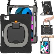 👦 braecn shockproof 360°handle kickstand kids black: ultimate protection for your child's device logo